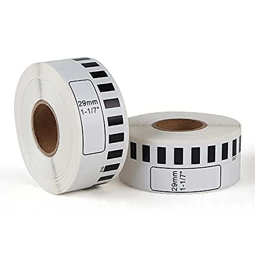 SBCORP Self Adhesive Brother (DK-22210) Compatible Label Tape- 29mm x 30 Meter- Rolls (Pack of 3)