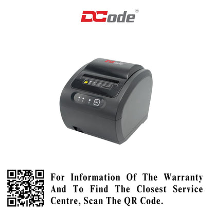 DCode Thermal Receipt Printer (DC3R3-3 inch) USB, Ethernet Interface, Direct Thermal Printing Barcode Printer