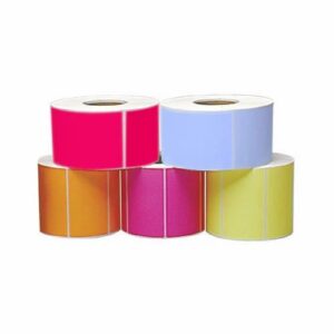 Coloured Barcode Labels (chromo paper)