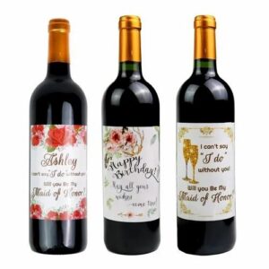 Mineral Water Bottle Labels (multicolour)