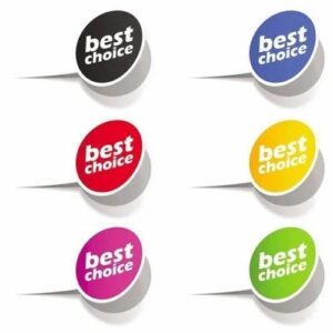 Printed Paper Stickers (multicolour, laminated)
